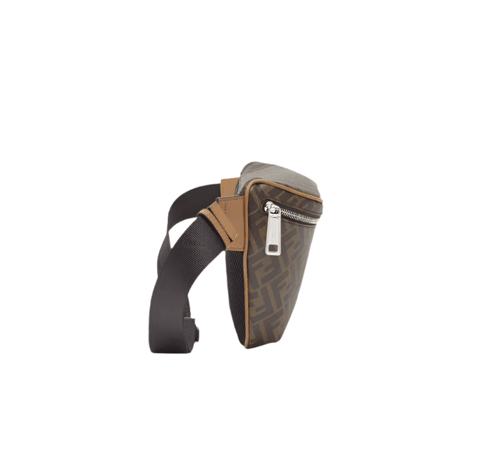 Fendi logo-print leather belt bag
