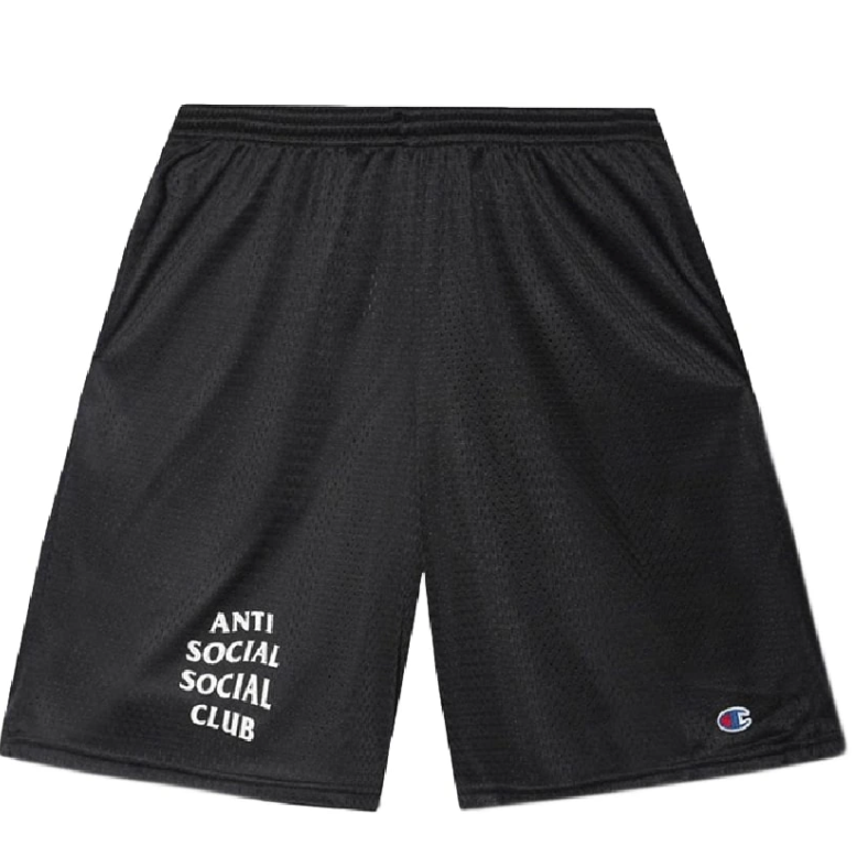 Anti Social Social Club Sports Shorts Black