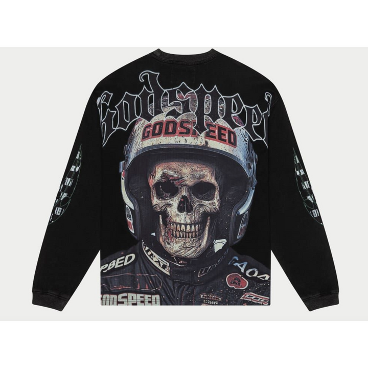 Godspeed CrashOut LS T-shirt (Black Wash)