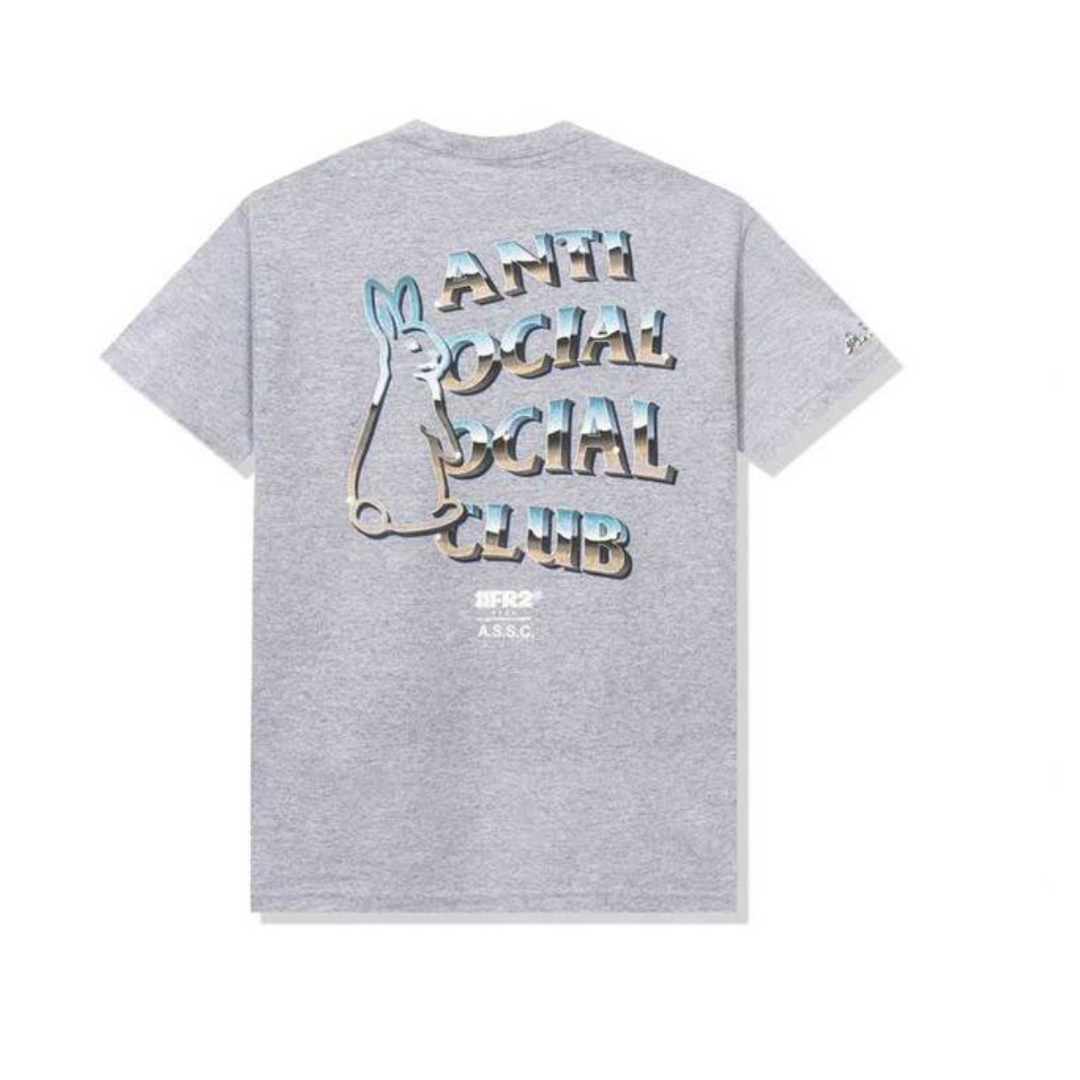 ANTI SOCIAL SOCIAL CLUB x FR2 ASSC Magnetism Black Tee "Grey"