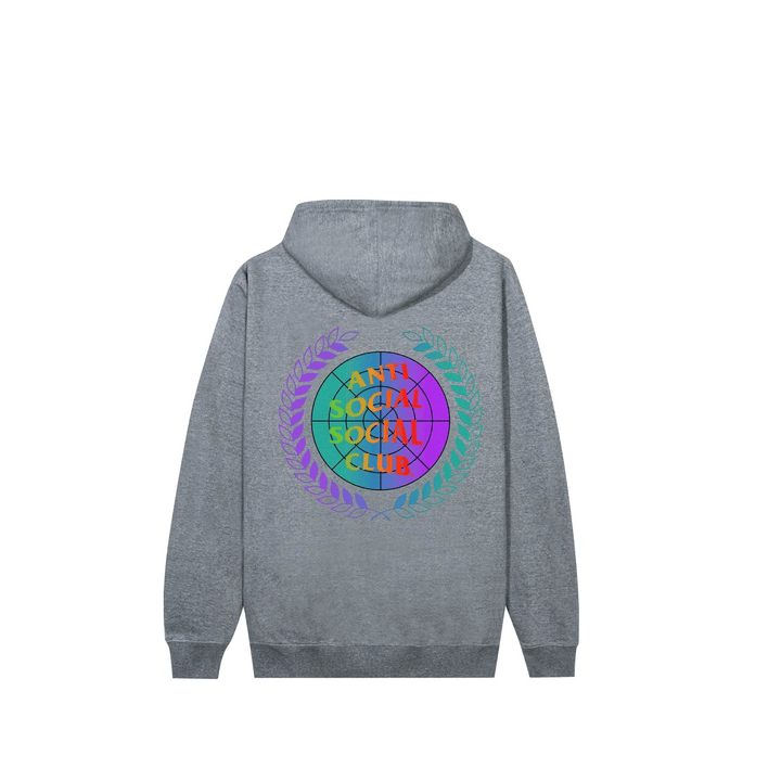 Anti Social Social Club New World Boredom Hoodie 'Gunmetal Heather' - Grey