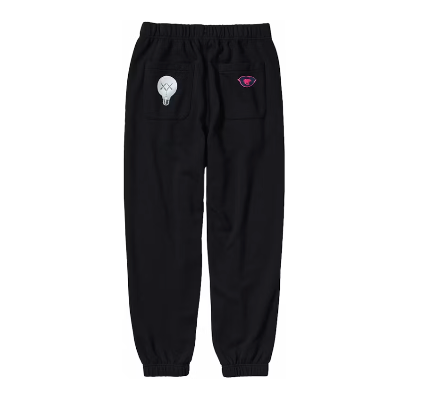 KAWS x Uniqlo Warhol Kids' 476418 Sweatpants Black