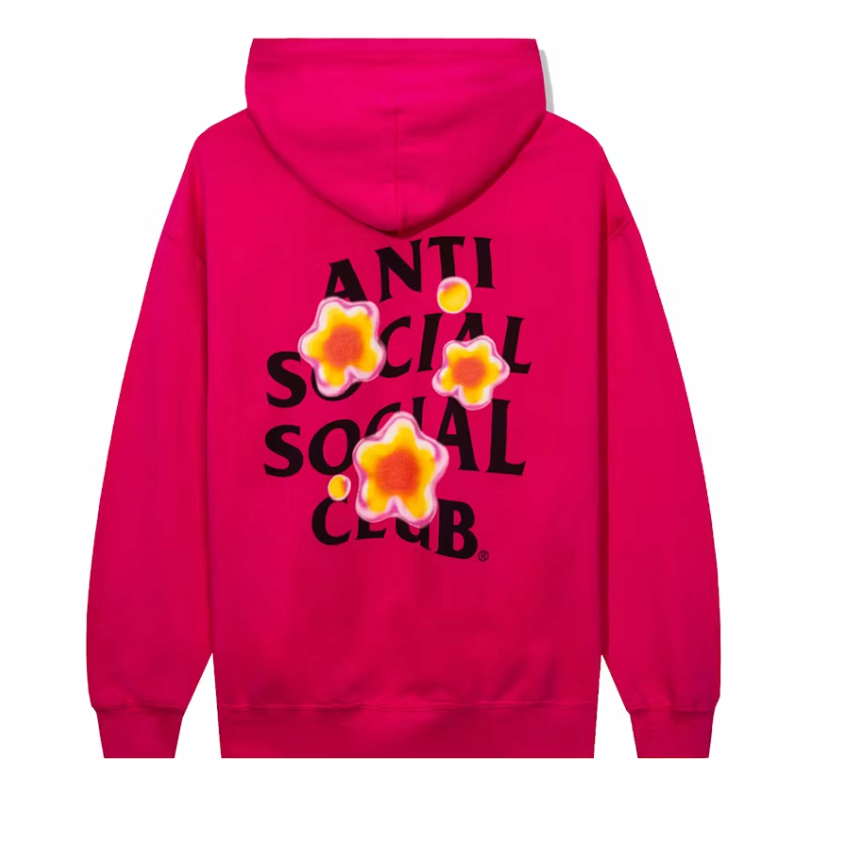Anti Social Social Club See The Feeling Hoodie Pink