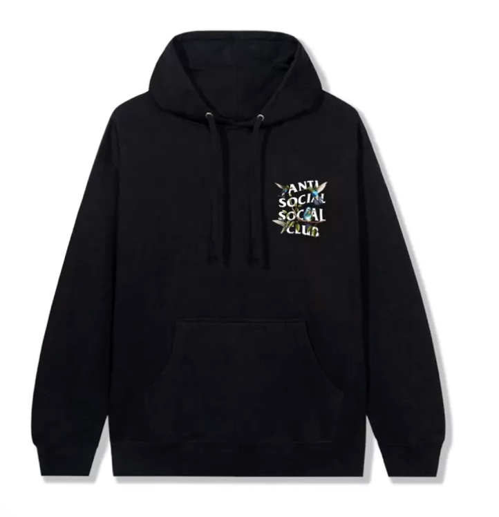 Anti Social Social Club 'Hummingbird' Hoodie 'Black'