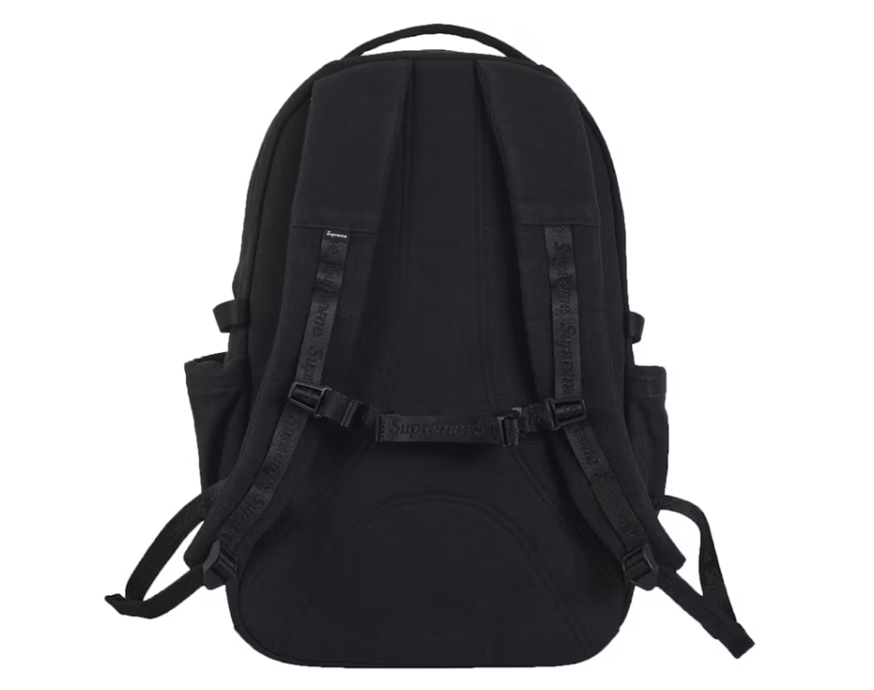 Supreme Logo Backpack (SS25) Black