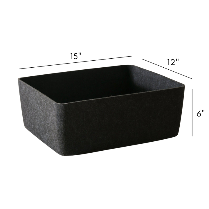The Sculpted Bin - Large with Lid