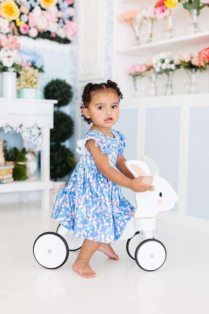 Shimmer &amp; Shine Flutter Sleeve Twirl Dress