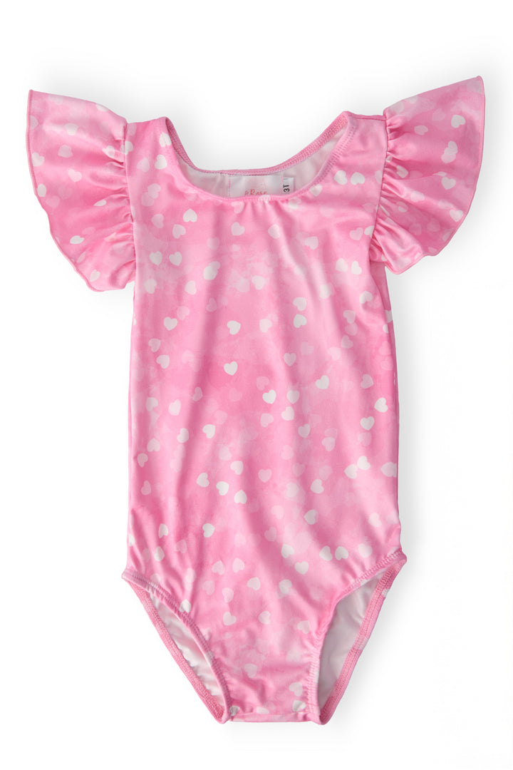 Shine Bright S/S Flutter Sleeve Leotard
