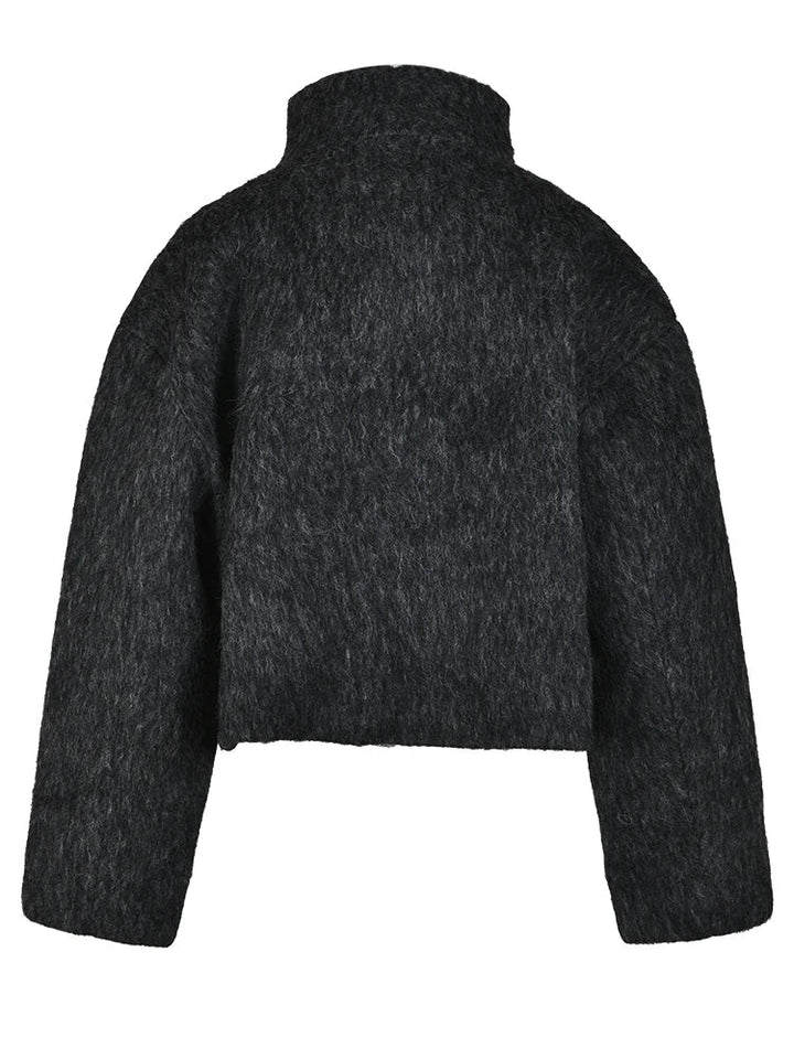 Short Wool-Feel Jacket, Upper West Side | Women - BYMANYC ® New York