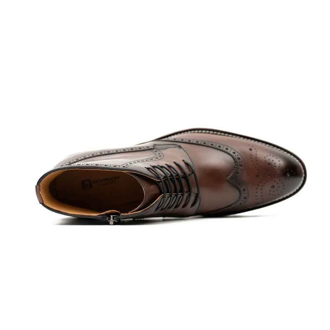 DV DIVINCH men’s shoes, handcrafted leather shoes, calfskin footwear, men’s designer shoes, leather dress shoes, brogue shoes, Derby shoes, Oxford shoes, monk strap shoes, Chelsea boots, lug sole footwear