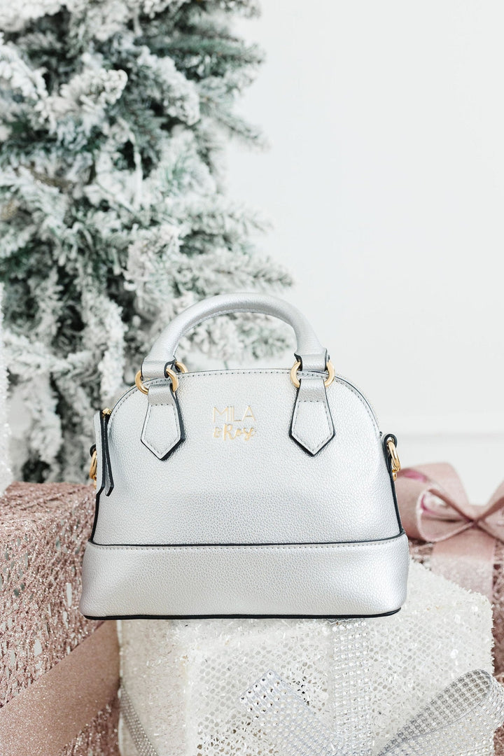 SALE Silver Metallic Girl&