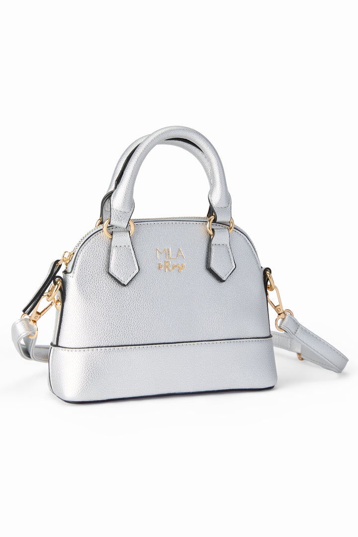 SALE Silver Metallic Girl&