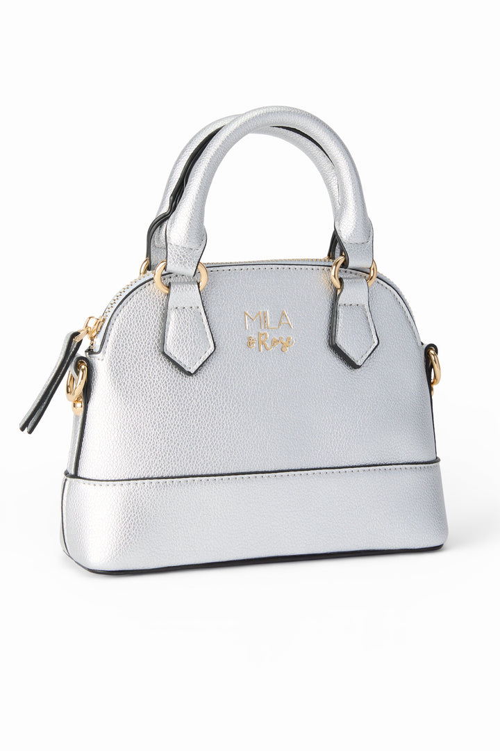 SALE Silver Metallic Girl&
