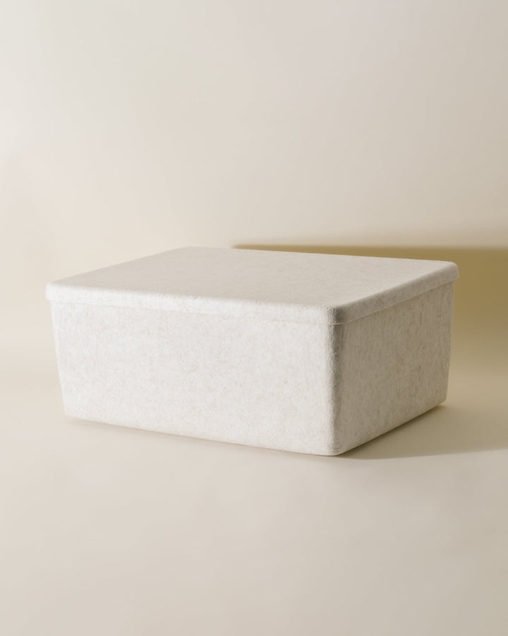 The Sculpted Bin - XL with Lid | Set of 3