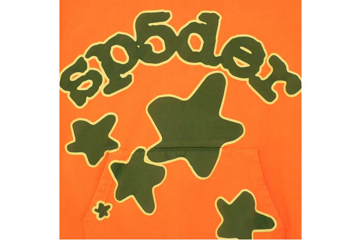 Sp5der Beluga Hoodie Orange