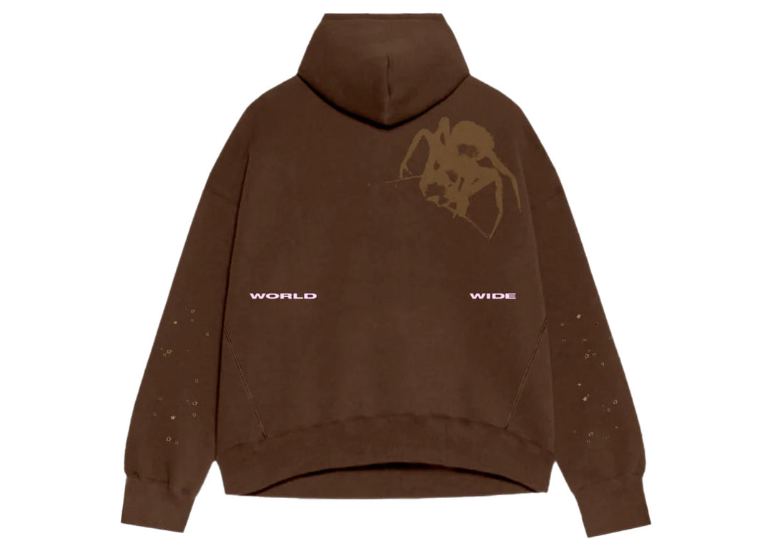 Sp5der Thug Hoodie Angel Brown
