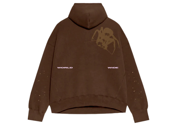 Sp5der Thug Hoodie Angel Brown