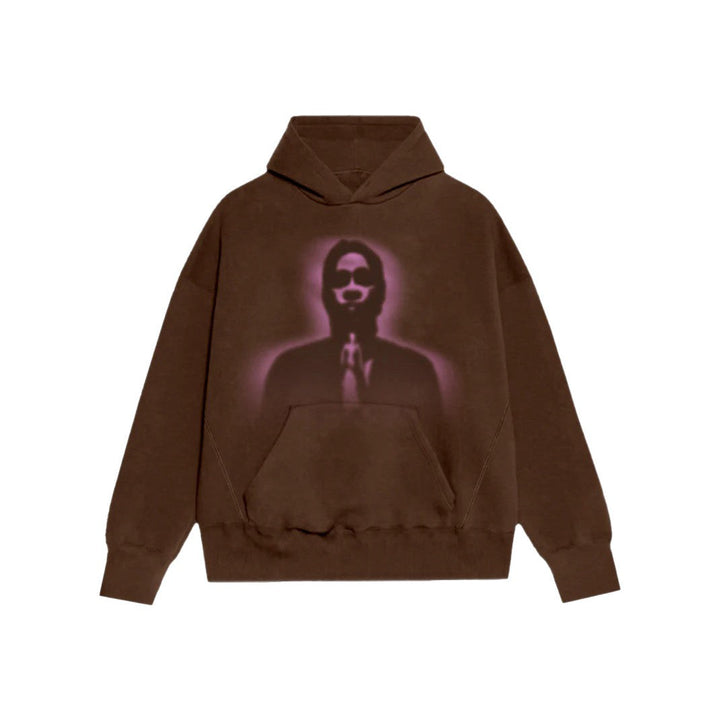 Sp5der Thug Hoodie Angel Brown