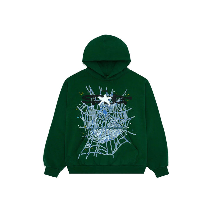 Sp5der Web Hoodie Hunter Green
