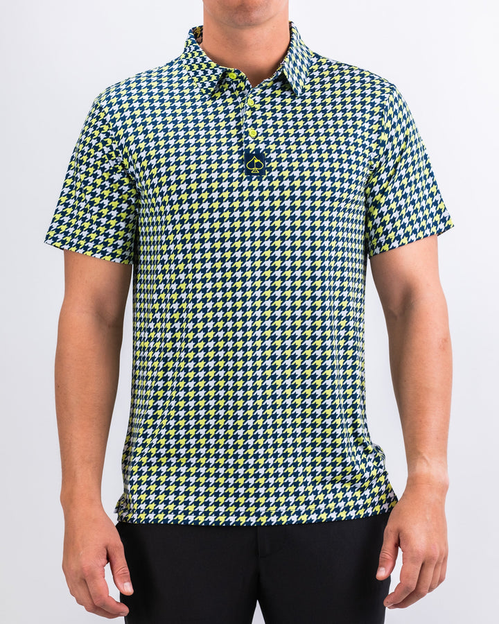 Houndstooth Lime