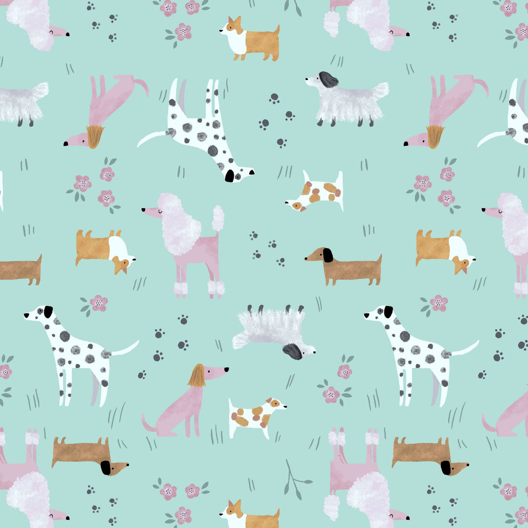 Dogs Skater Skirt
