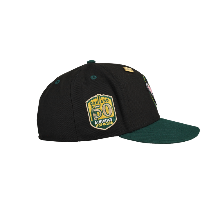 Oakland Athletics Stomper Mascot 50th Anniversary 59Fifty Fitted Hat