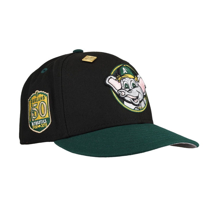 Oakland Athletics Stomper Mascot 50th Anniversary 59Fifty Fitted Hat