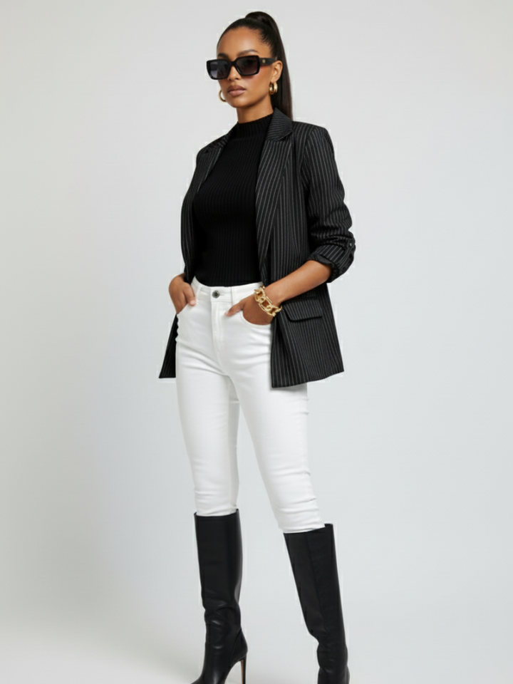 Striped Blazer, Soho | Women - BYMANYC ® New York