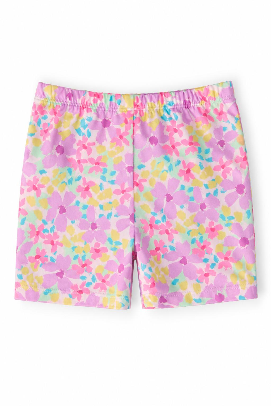 Summer Watercolor Twirl Shorts