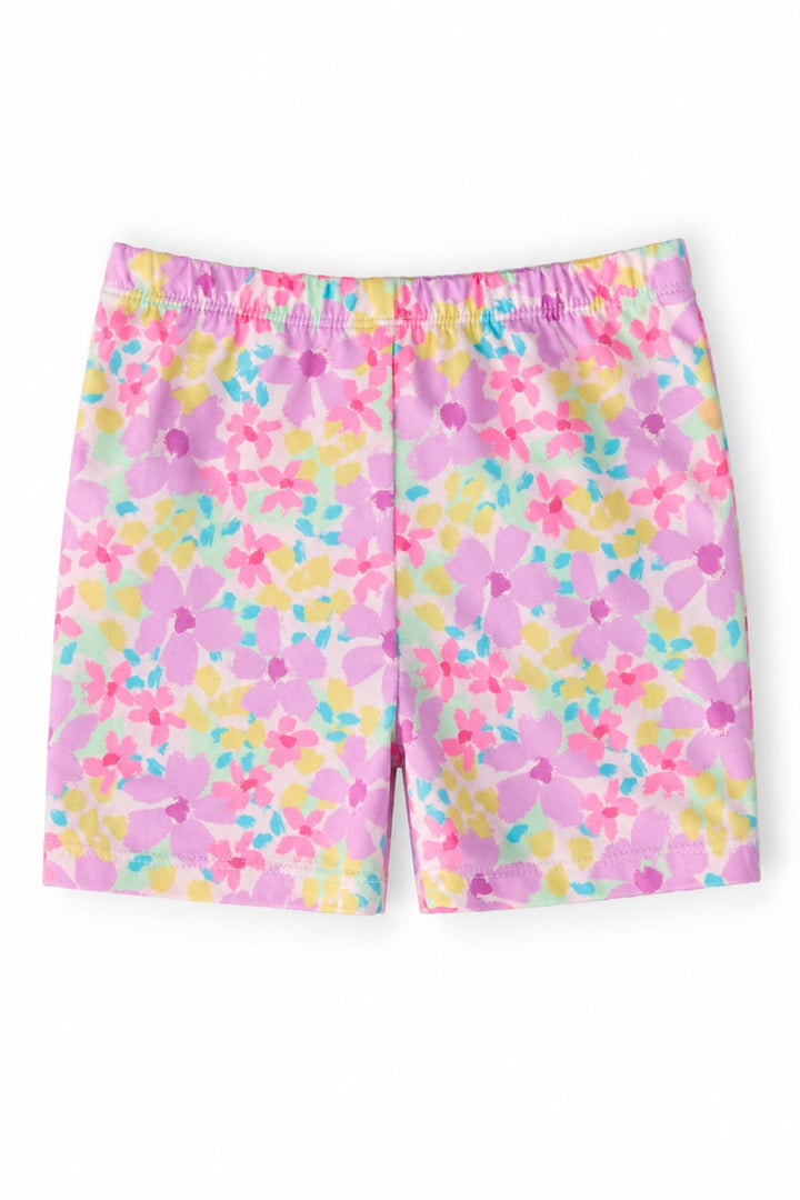 Summer Watercolor Twirl Shorts