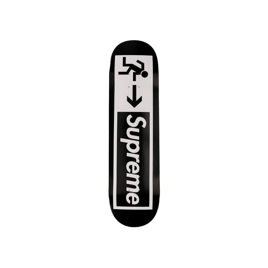 Supreme Exit Skateboard Deck Black