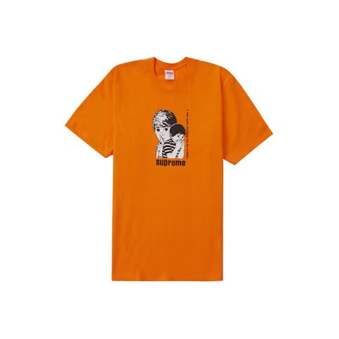 Supreme Freaking Out Tee Orange