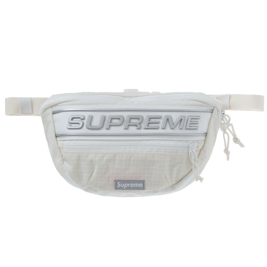 Supreme Logo Waist Bag White