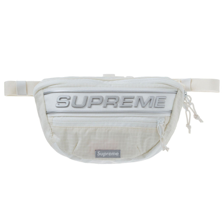 Supreme Logo Waist Bag White