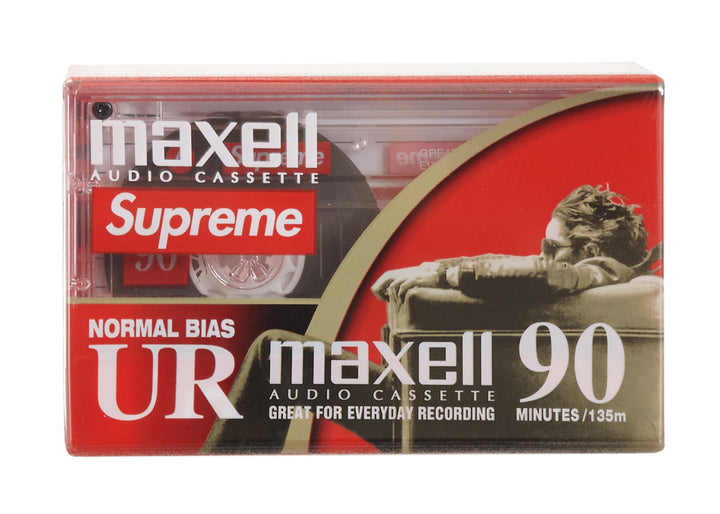 Supreme Maxell Cassette Tapes (5 Pack) Clear