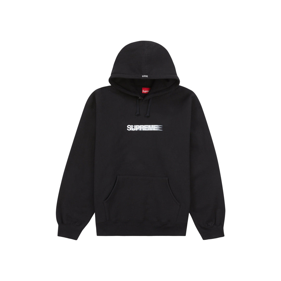 Supreme Motion Logo Hooded Sweatshirt (SS23) Black