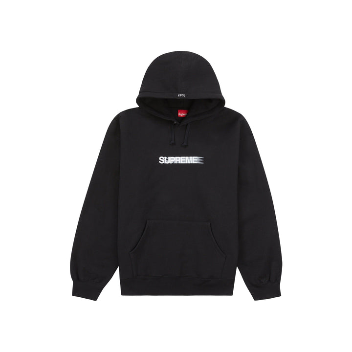 Supreme Motion Logo Hooded Sweatshirt (SS23) Black