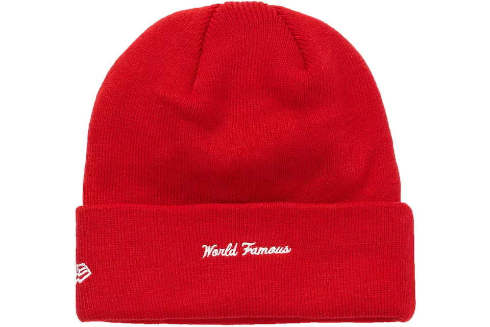 Supreme Box Logo Beanie (FW23) Red