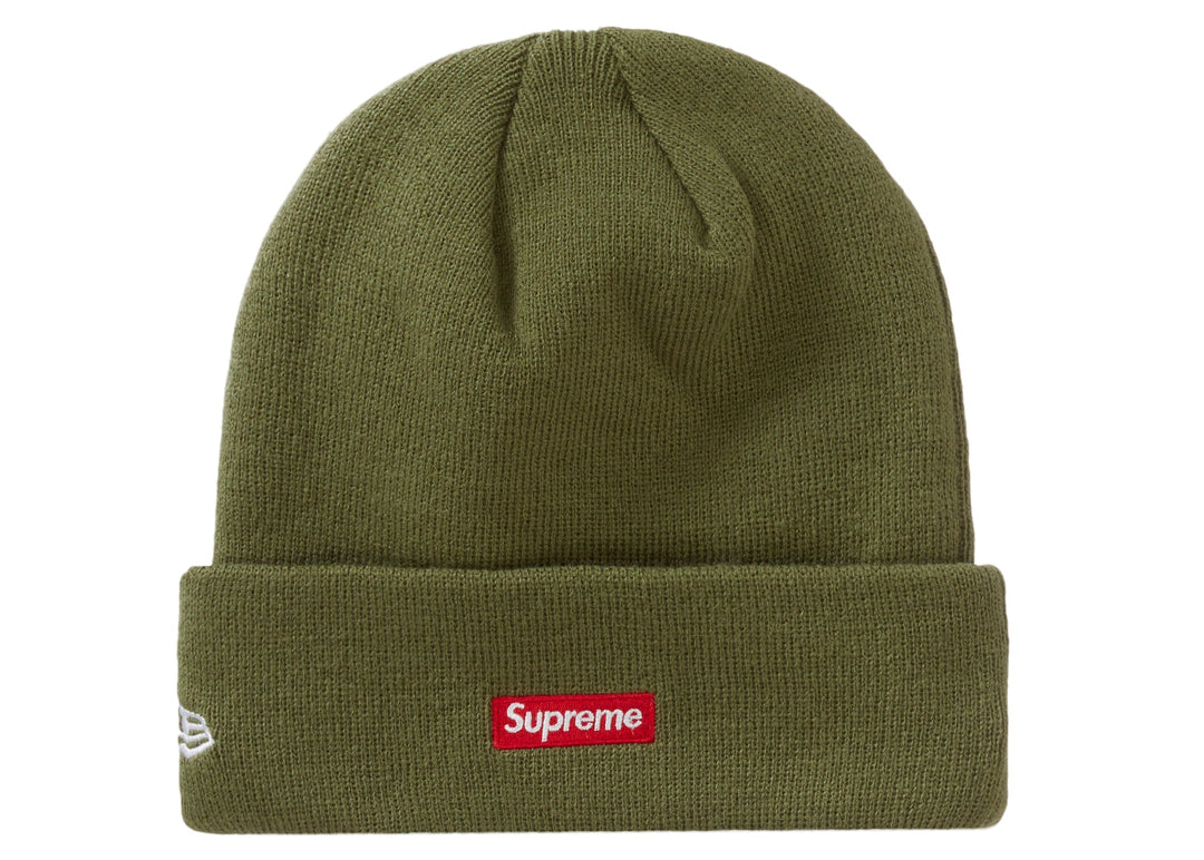 Supreme New Era S Logo Beanie Olive