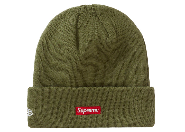 Supreme New Era S Logo Beanie Olive