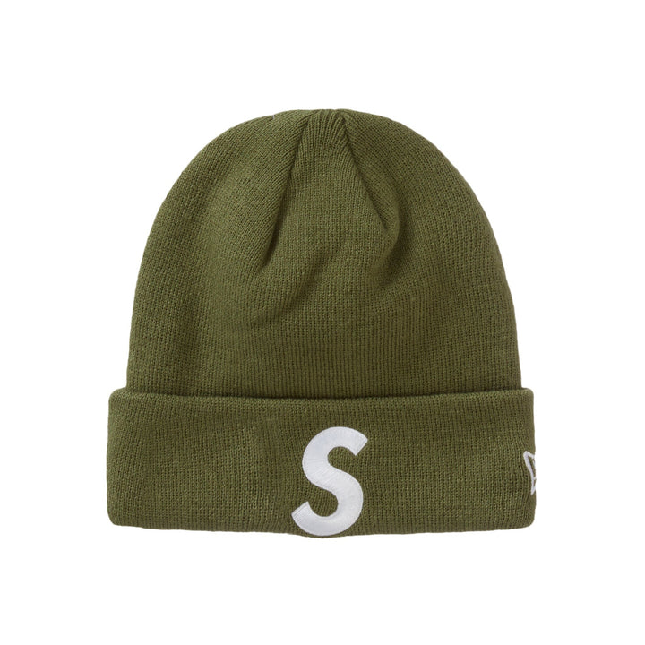 Supreme New Era S Logo Beanie Olive
