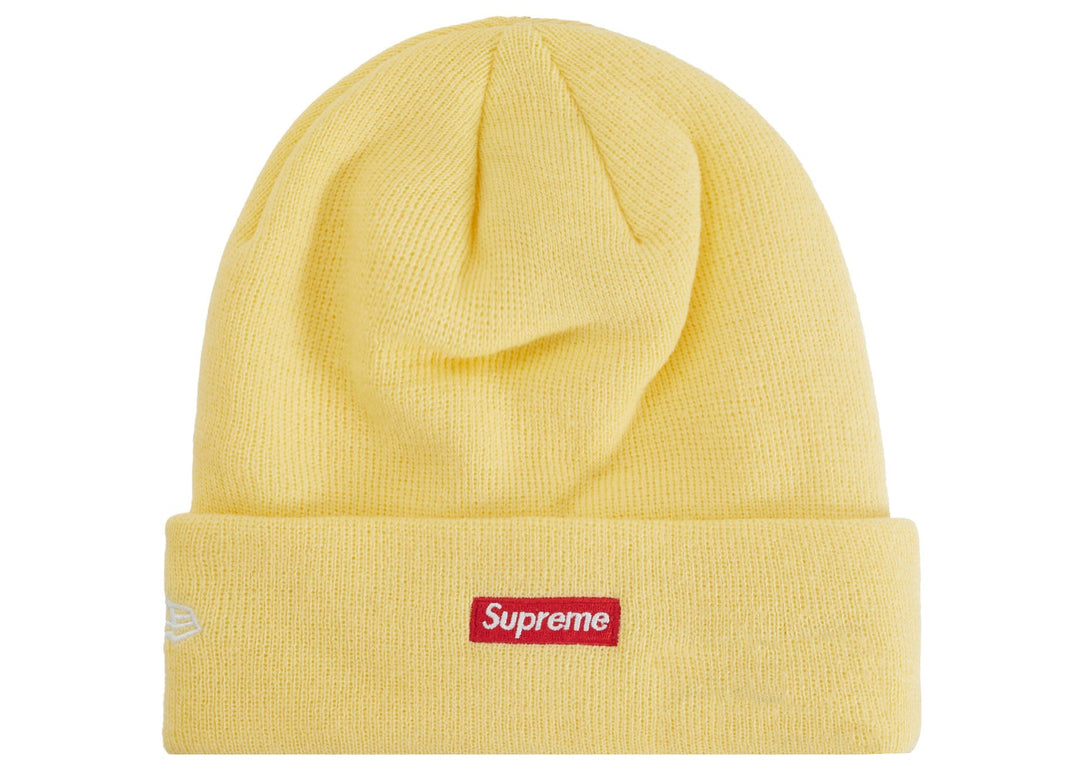 Supreme New Era Varsity Beanie Light Yellow