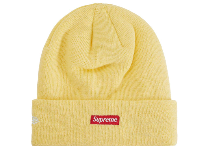 Supreme New Era Varsity Beanie Light Yellow