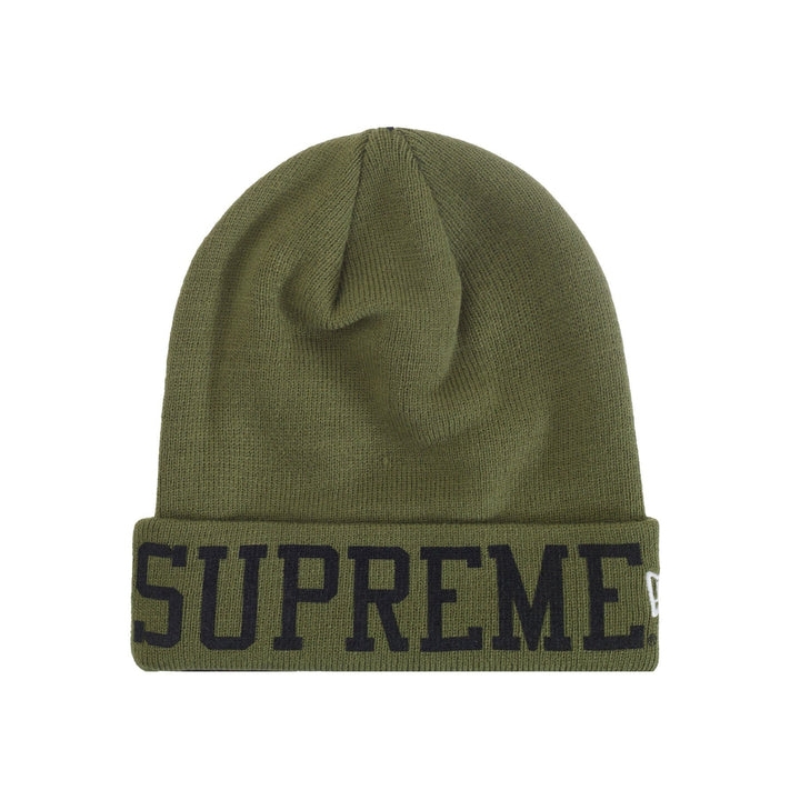 Supreme New Era Varsity Beanie Olive