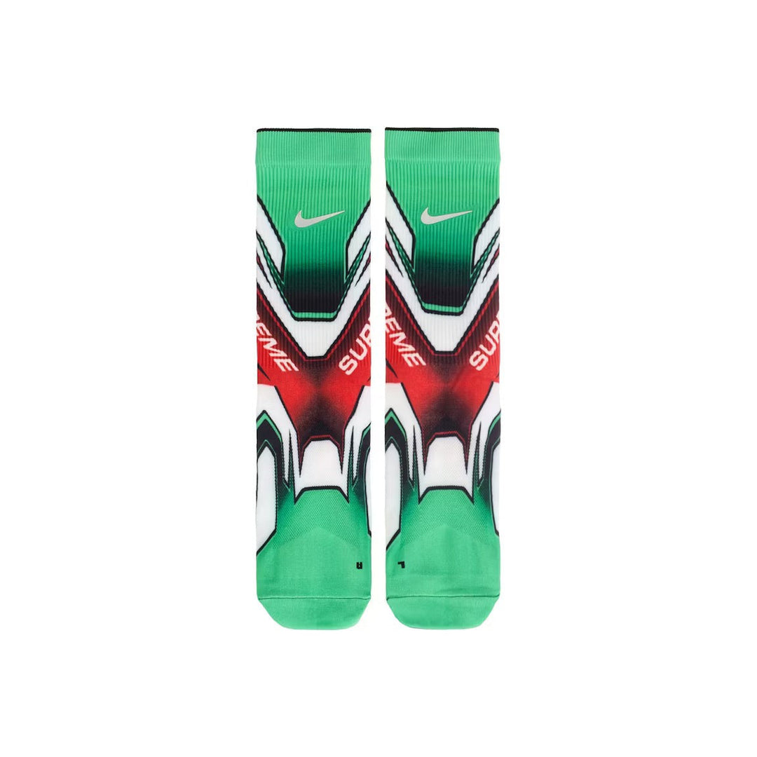 Supreme Nike Spark Crew Sock Green Multi