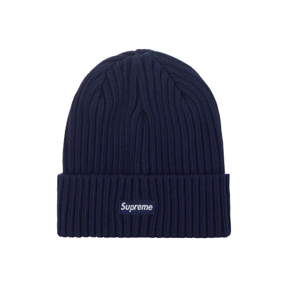 Supreme Overdyed Beanie (SS24) Navy