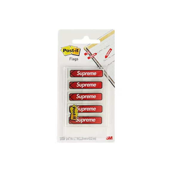 Supreme Post-it Flags Red