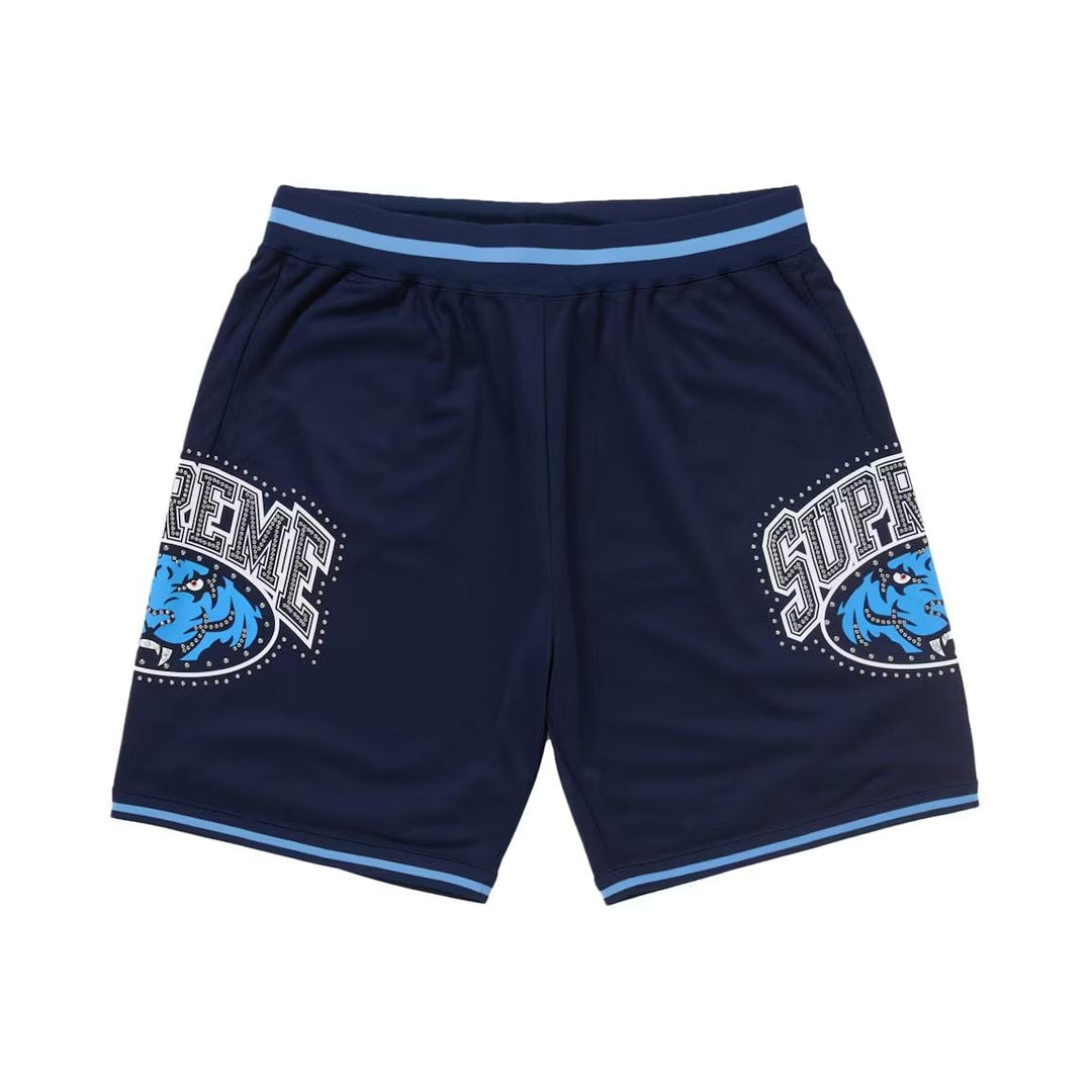 Supreme Studded Basketball Short Navy