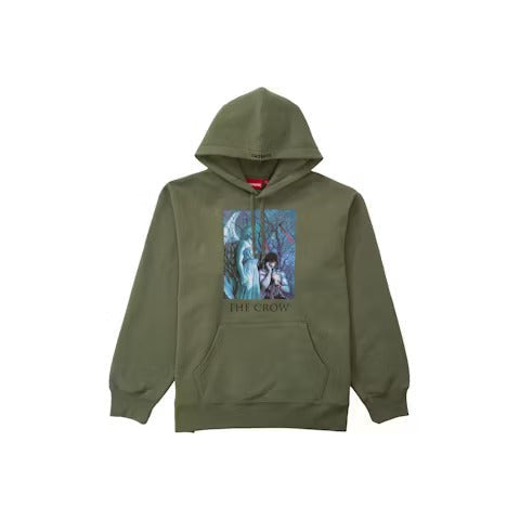 Supreme The Crow Hooded Sweatshirt Light Olive