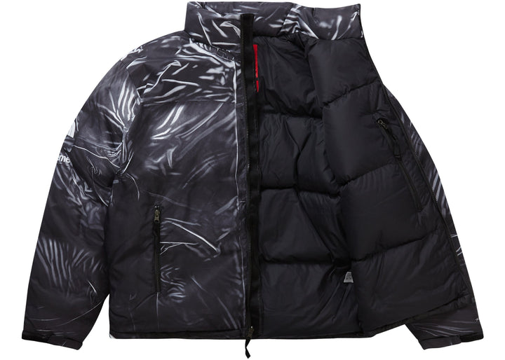 Supreme The North Face Printed Nuptse Trompe L'oeil Jacket Black